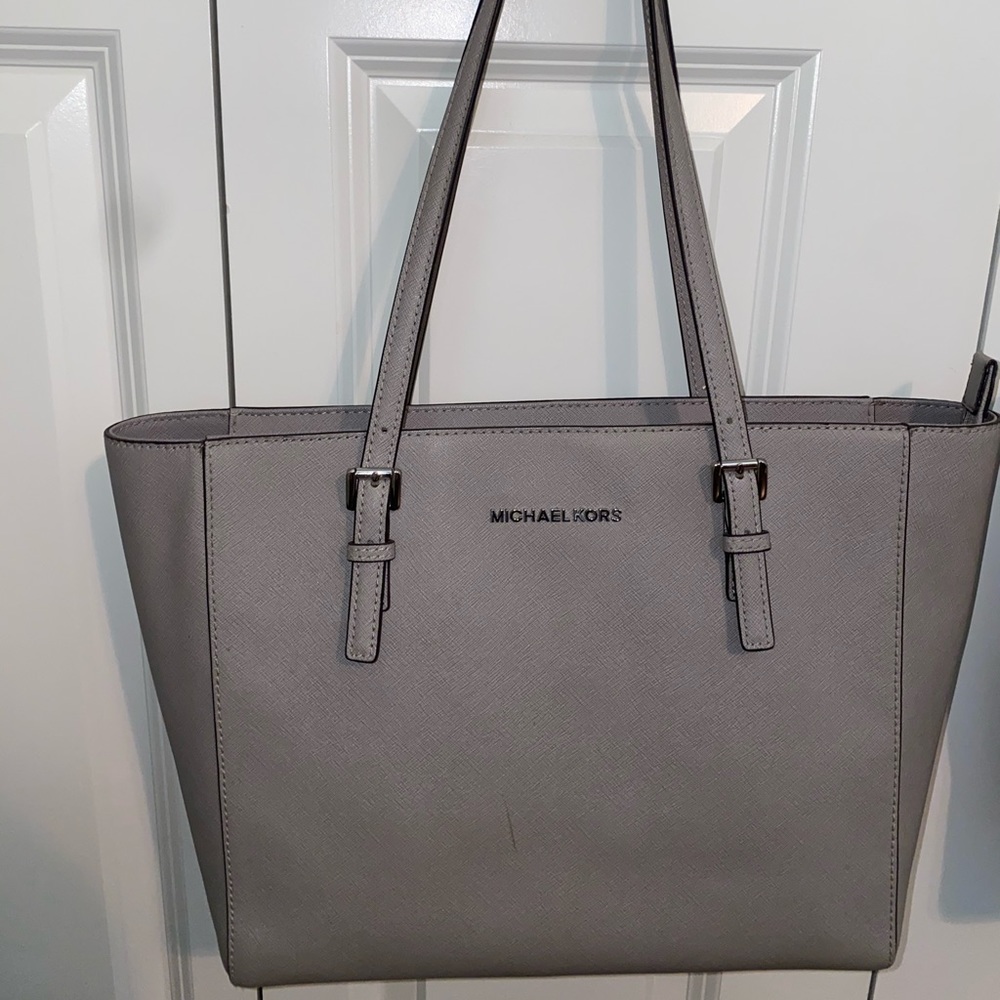 Michael Kors purse. Gray.